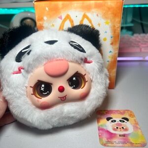 Baby Three BB3 Cute Panda White and Black Fur